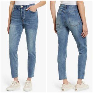 💕STS BLUE💕 Christy Tapered Ankle Jeans High Rise ~ Button Fly Valeview 32 NWT
